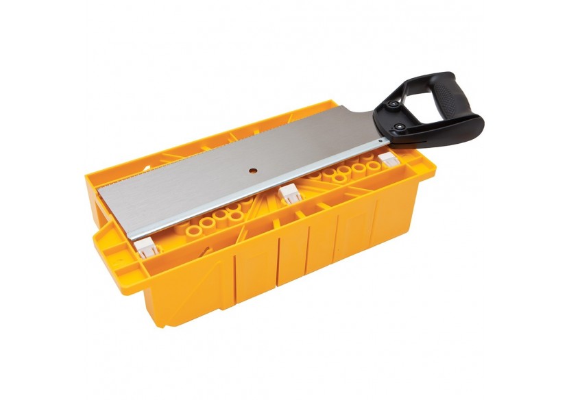 Boite A Coupe En Plastique Avec Cales Excentriques Scie A Dos Et Chevilles - Stanley : Confort'Mat