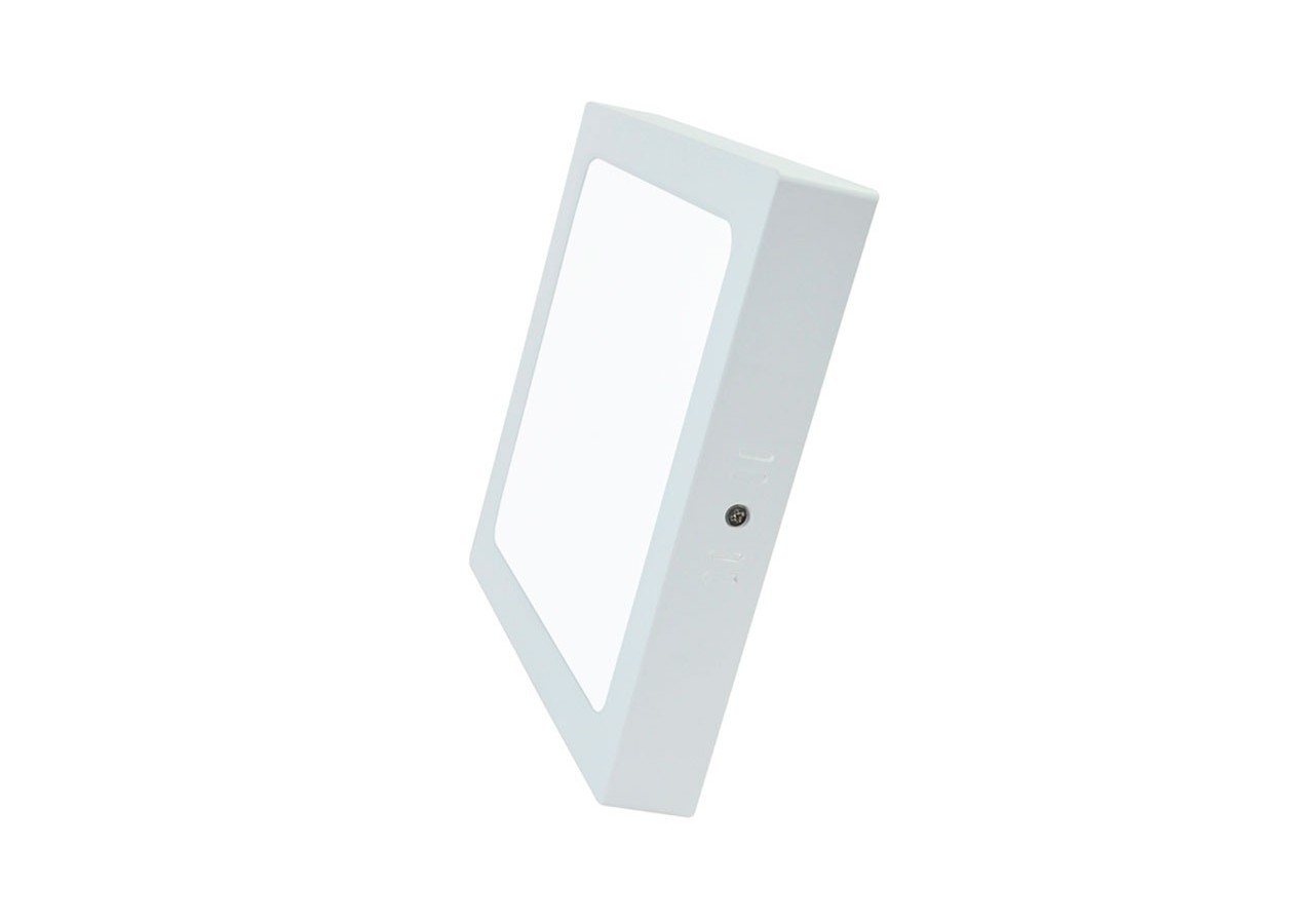 Plafonnier carré LED en saillie 24W Haute Efficacité - B1030-B-24W-BN - Barcelona LED