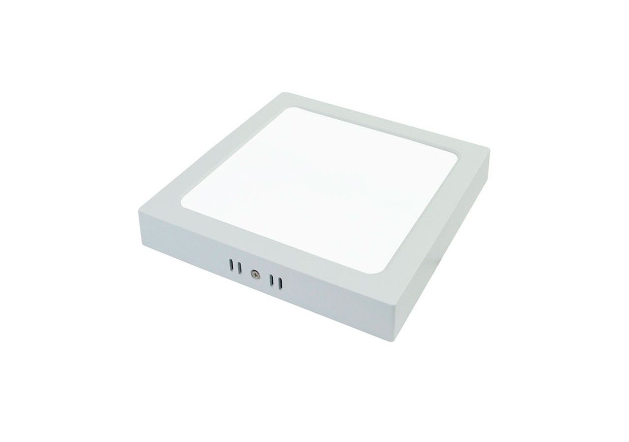 Plafonnier carré LED en saillie 24W Haute Efficacité - B1030-B-24W-BN - Barcelona LED