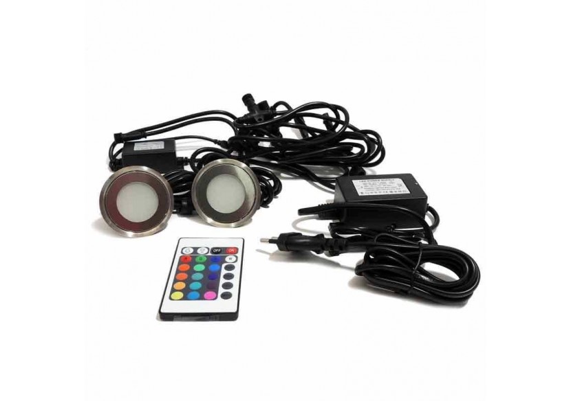 Kit 6 balises LED RGB 0.5W IP67 encastrables au sol - BA50001-RGB - Barcelona LED Kit 6 balises LED RGB 0.5W IP67 encastrables au sol - BA50001-RGB - Barcelona LED