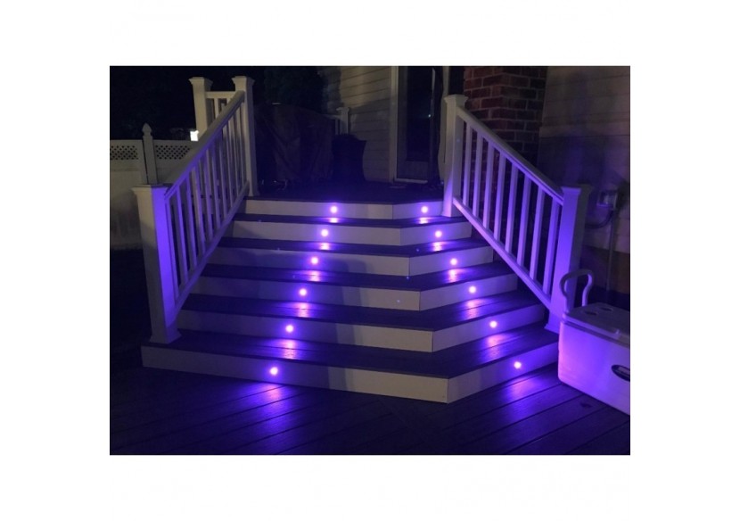 Kit 6 balises LED RGB 0.5W IP67 encastrables au sol - BA50001-RGB - Barcelona LED Kit 6 balises LED RGB 0.5W IP67 encastrables au sol - BA50001-RGB - Barcelona LED