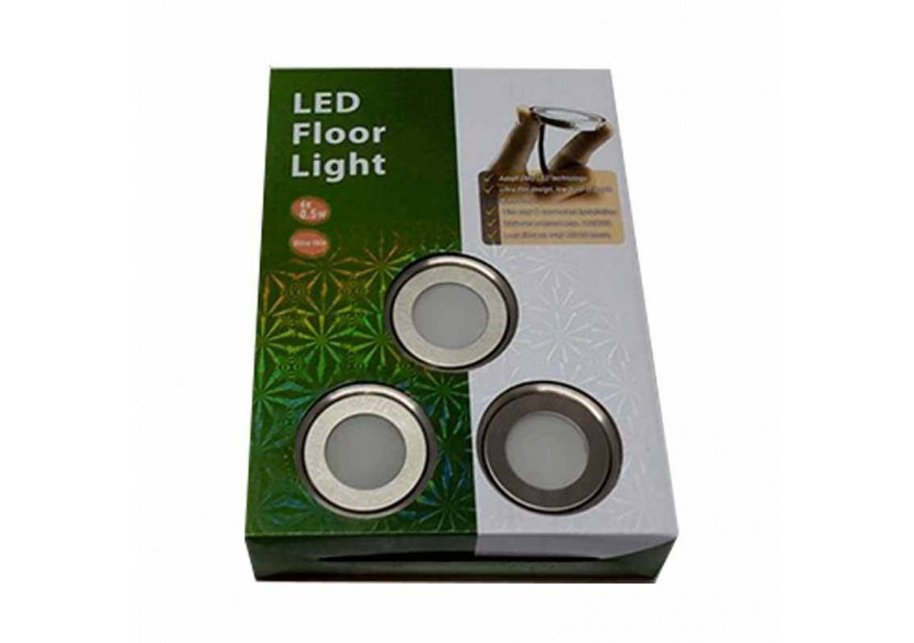 Kit 6 balises LED RGB 0.5W IP67 encastrables au sol - BA50001-RGB - Barcelona LED Kit 6 balises LED RGB 0.5W IP67 encastrables au sol - BA50001-RGB - Barcelona LED