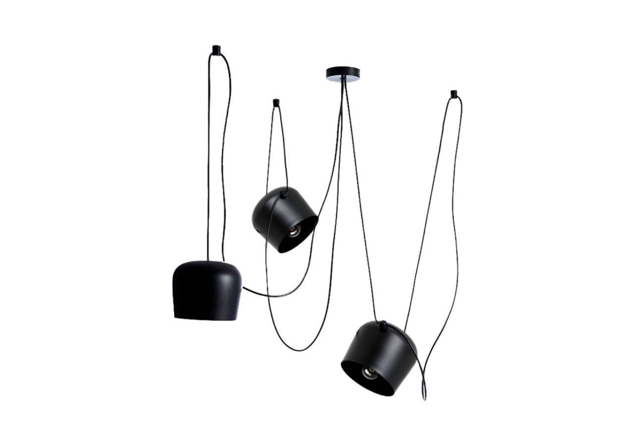 Suspension moderne à 3 lampes "Blus"- E27 - LN6015-N - Barcelona LED