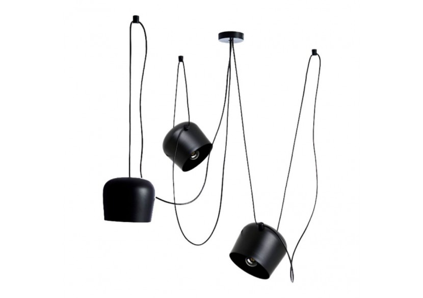 Suspension moderne à 3 lampes "Blus"- E27 - LN6015-N - Barcelona LED