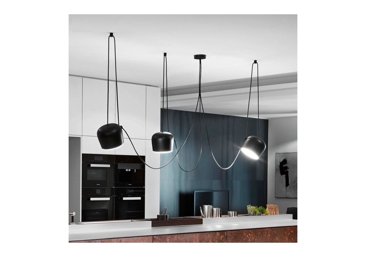 Suspension moderne à 3 lampes "Blus"- E27 - LN6015-N - Barcelona LED