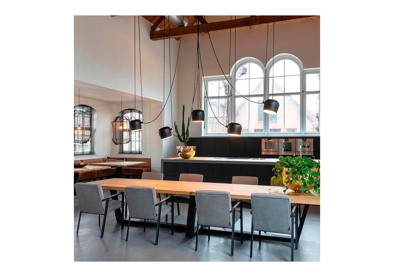 Suspension moderne à 3 lampes "Blus"- E27 - LN6015-N - Barcelona LED