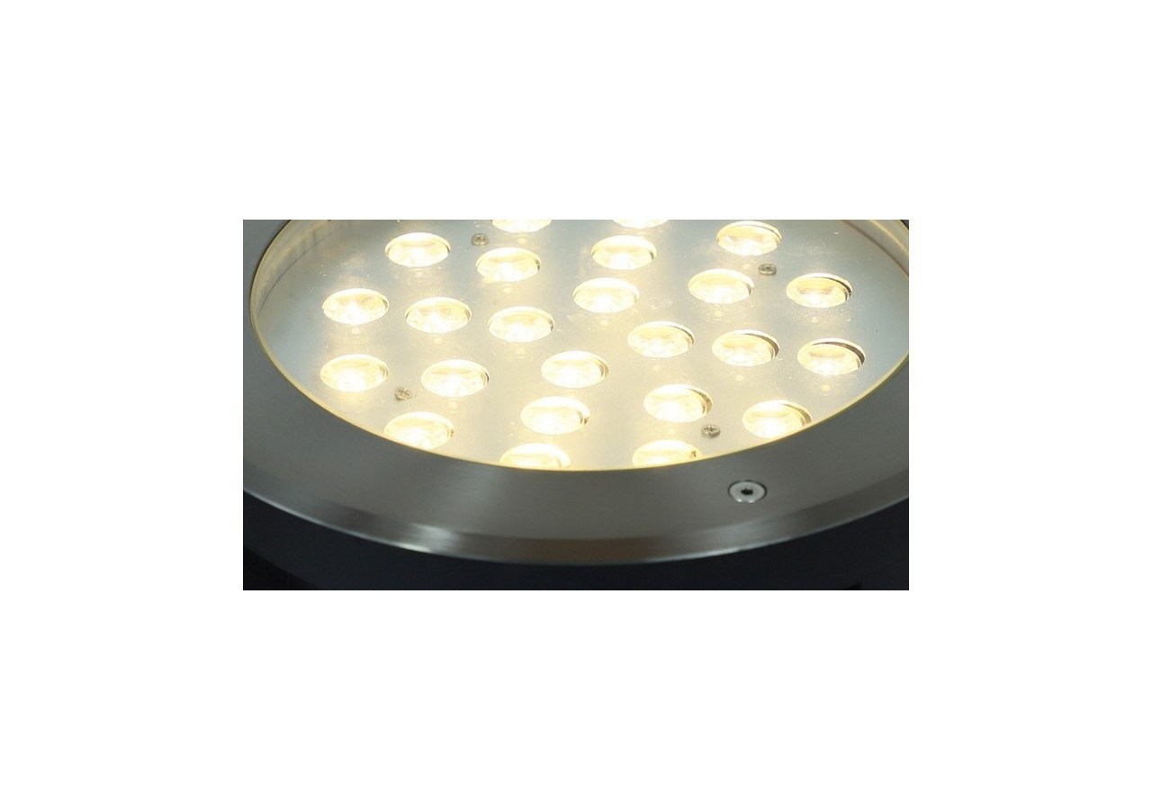 Spot LED extérieur encastrable au sol LED 18W 12V-DC IP67 3000K - BA50016-BC - Barcelona LED