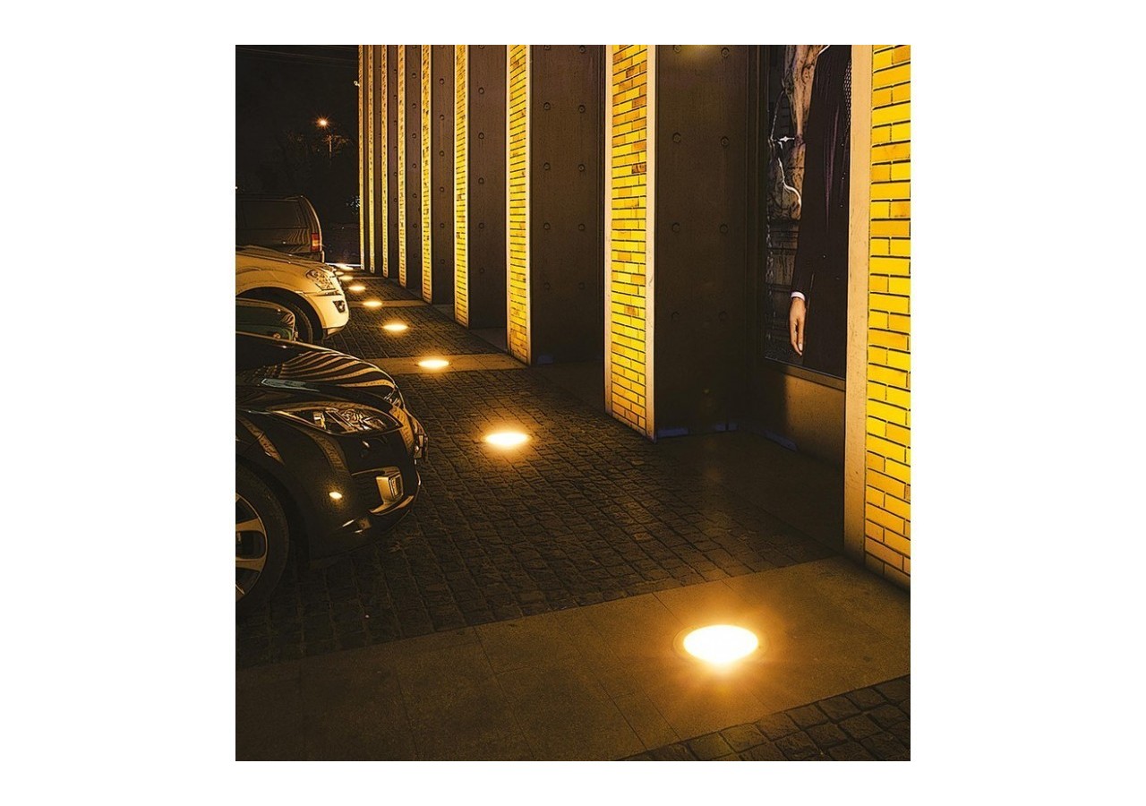 Spot LED extérieur encastrable au sol LED 18W 12V-DC IP67 3000K - BA50016-BC - Barcelona LED