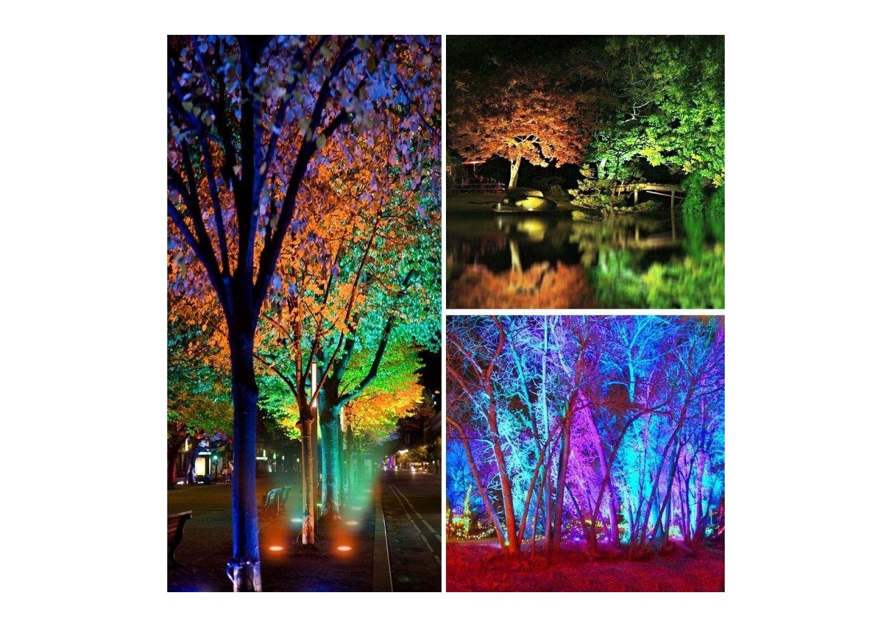 Spot LED encastrable au sol extérieur RGB 18W 12V DC IP67 - BA50016-RGB - Barcelona LED