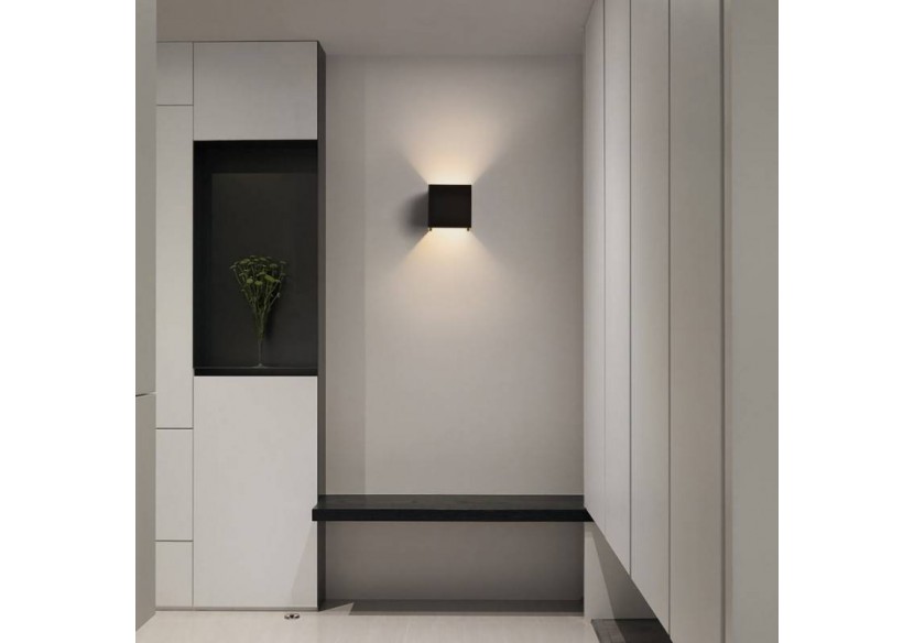Lot de 8 appliques murales "KURTIN" 6W ouverture lumineuse réglable - K1515-8-N - Barcelona LED