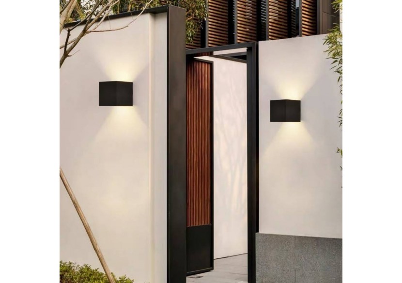 Lot de 8 appliques murales "KURTIN" 6W ouverture lumineuse réglable - K1515-8-N - Barcelona LED