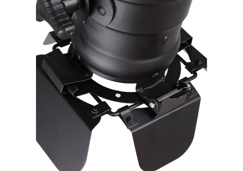 Kit projecteur "CINEMA" orientable pour rail avec ampoule LED PAR30 E27 - K233-BN - Barcelona LED