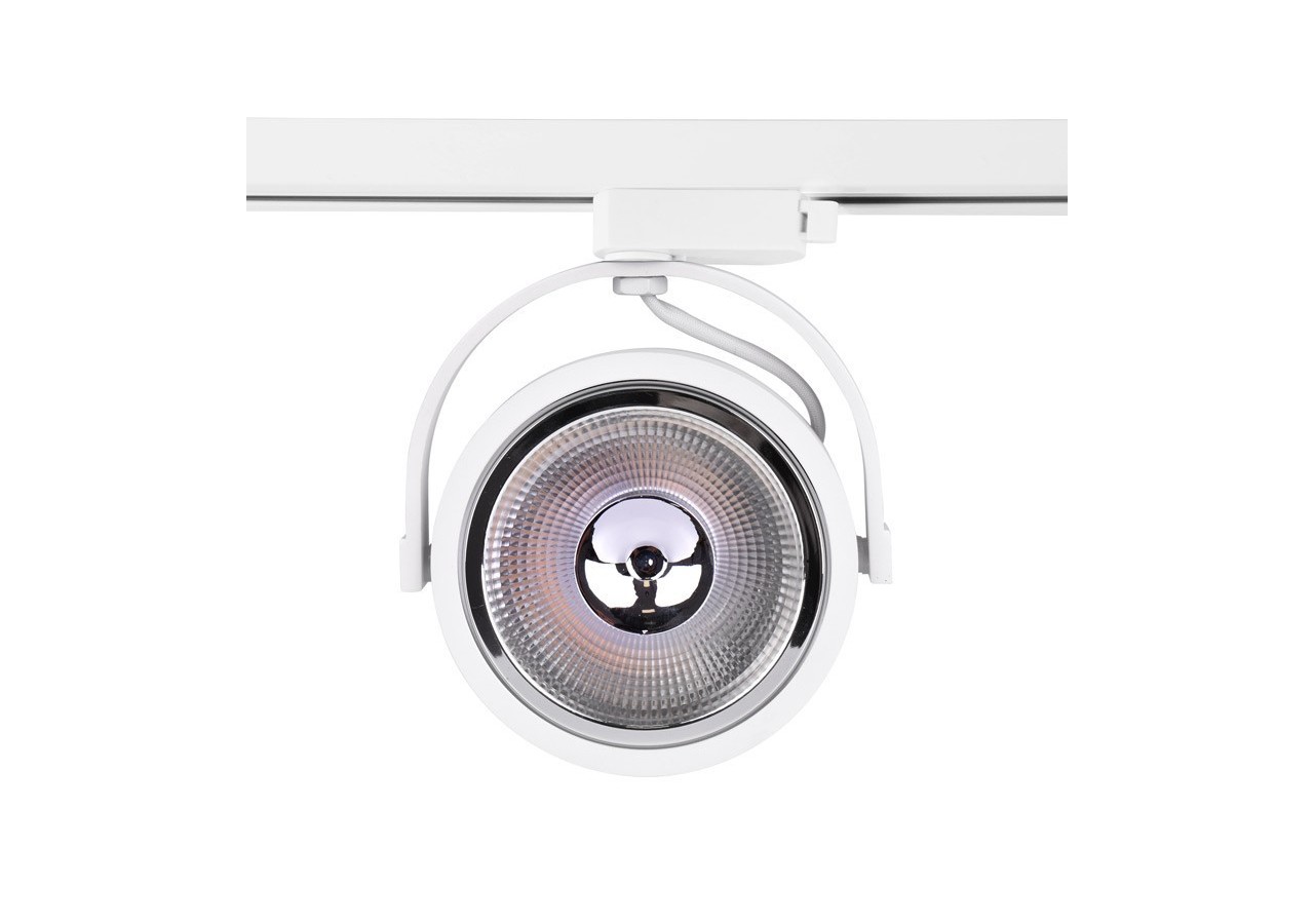 Projecteur LED sur rail monophasé AR111 GU10 - B00582-B - Barcelona LED