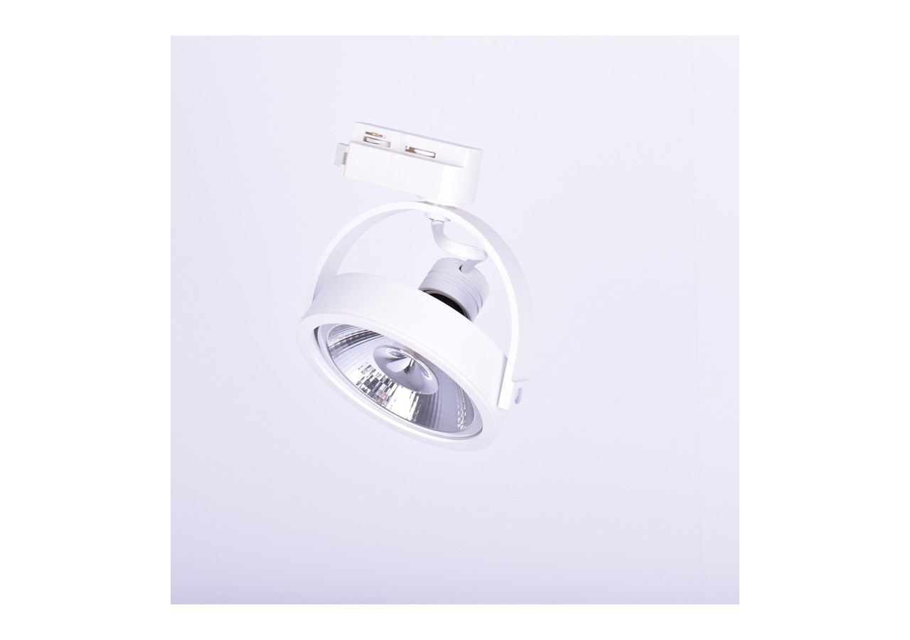 Projecteur LED sur rail monophasé AR111 GU10 - B00582-B - Barcelona LED