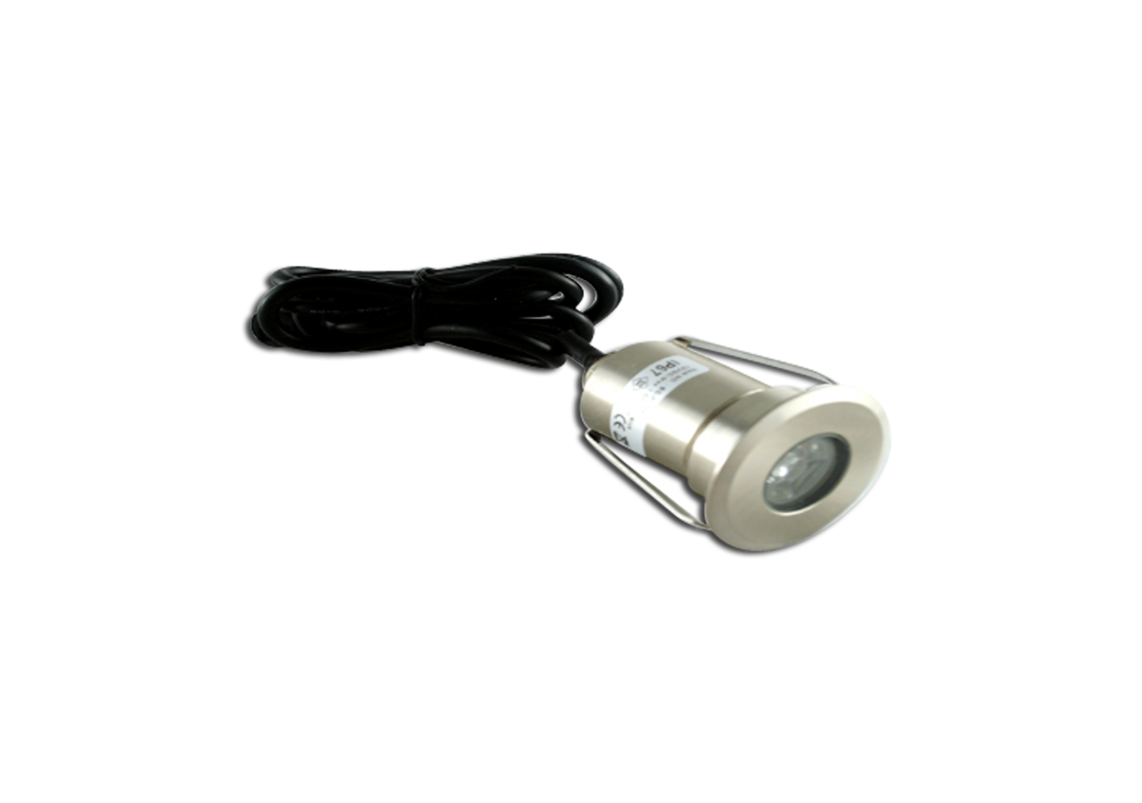 Spot LED encastrable au sol 1,5W 12V-DC IP67 3000K - BA50011-BC - Barcelona LED
