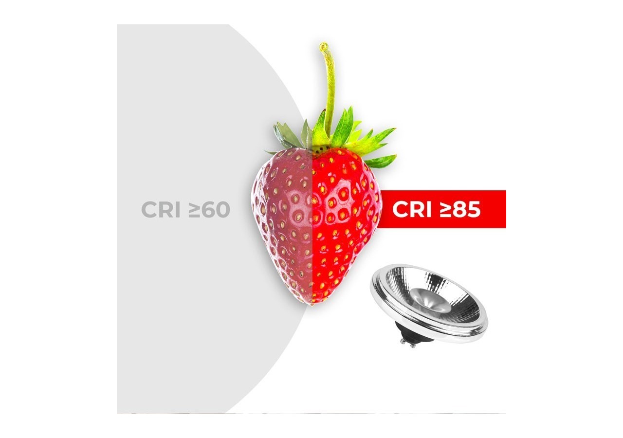 Pack projecteur rail monophasé + ampoule LED AR111 GU10 - K00582-N-BC - Barcelona LED