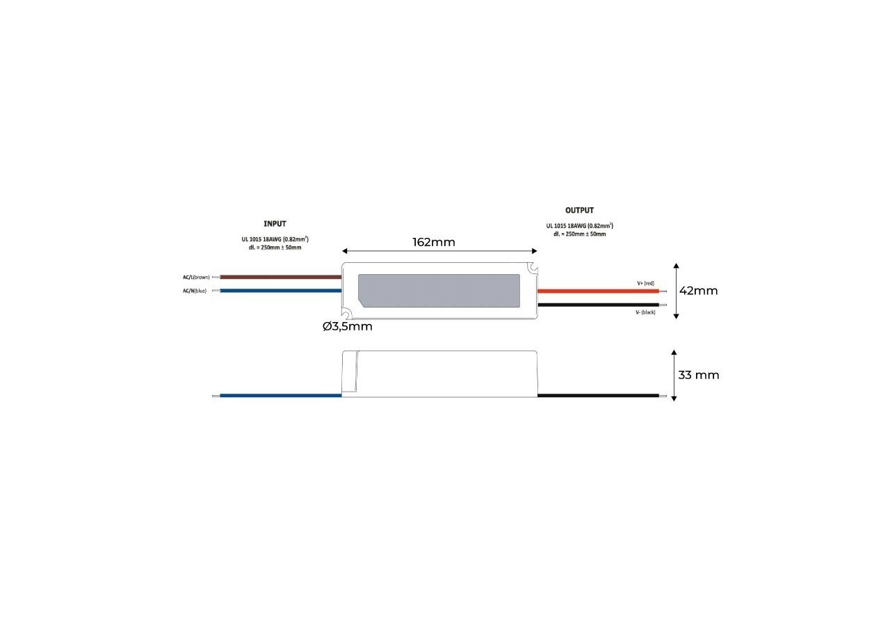 Alimentation LED étanche 12V DC-60W- IP67-GLP - GPV-60-12 - Barcelona LED