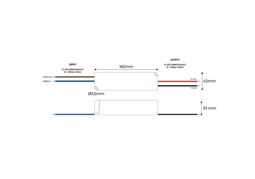 Alimentation LED étanche 12V DC-75W- IP67-GLP - GPV-75-12 - Barcelona LED