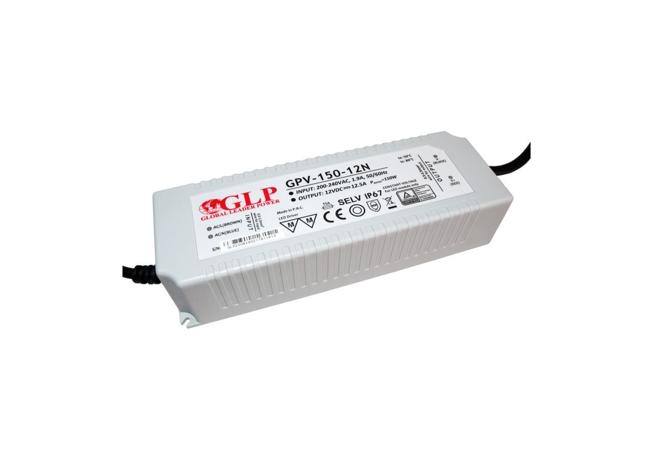 Alimentation LED 150W 12V-GPL - GPV-150-12 - Barcelona LED