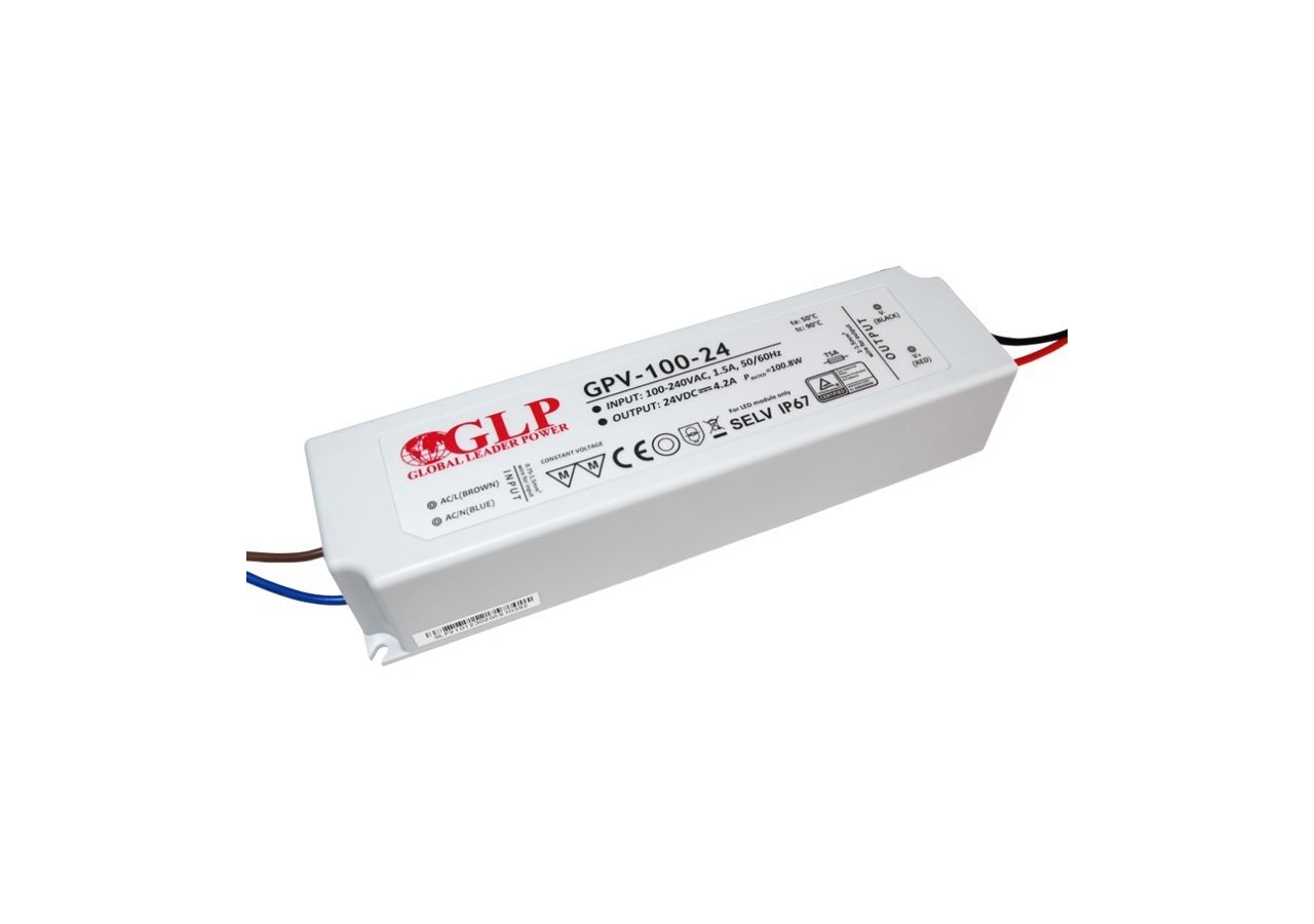 Alimentation LED étanche 24V DC-100W- IP67-GLP - GPV-100-24 - Barcelona LED