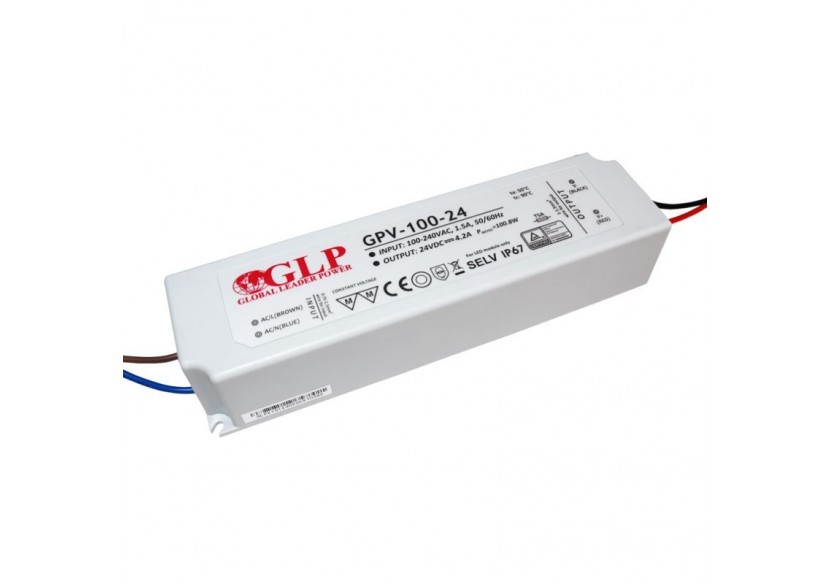 Alimentation LED étanche 24V DC-100W- IP67-GLP - GPV-100-24 - Barcelona LED