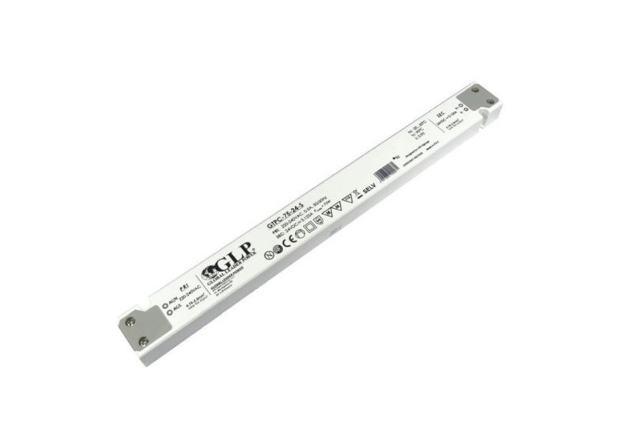 Alimentation LED extra plate 75W 24V-GLP - GTPC-75-24-S - Barcelona LED