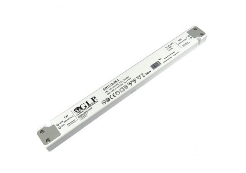 Alimentation LED extra plate 75W 24V-GLP - GTPC-75-24-S - Barcelona LED