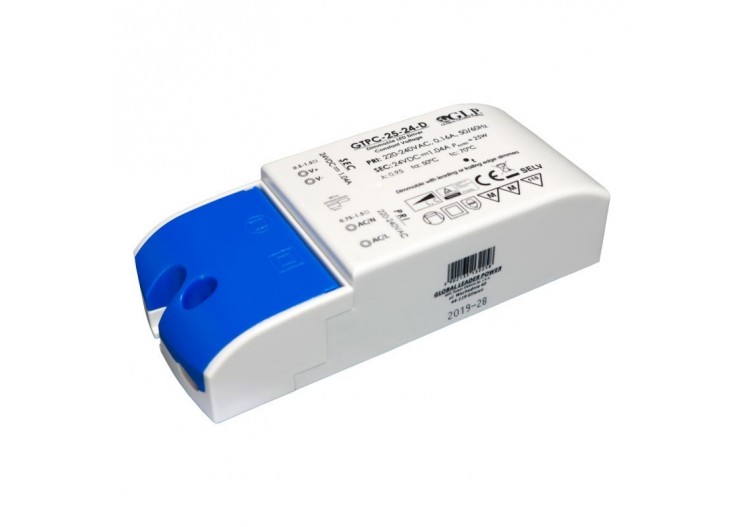 Alimentation LED Triac 25W 24V dimmable à tension constante - GTPC-25-24-D - Barcelona LED