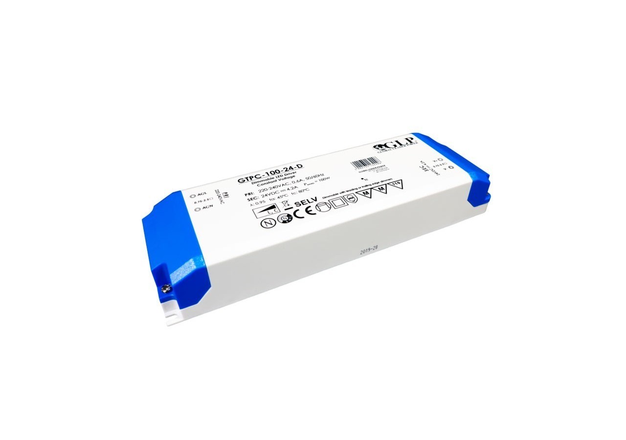 Alimentation Triac LED dimmable à tension constante 100W 24V - GTPC-100-24-D - Barcelona LED