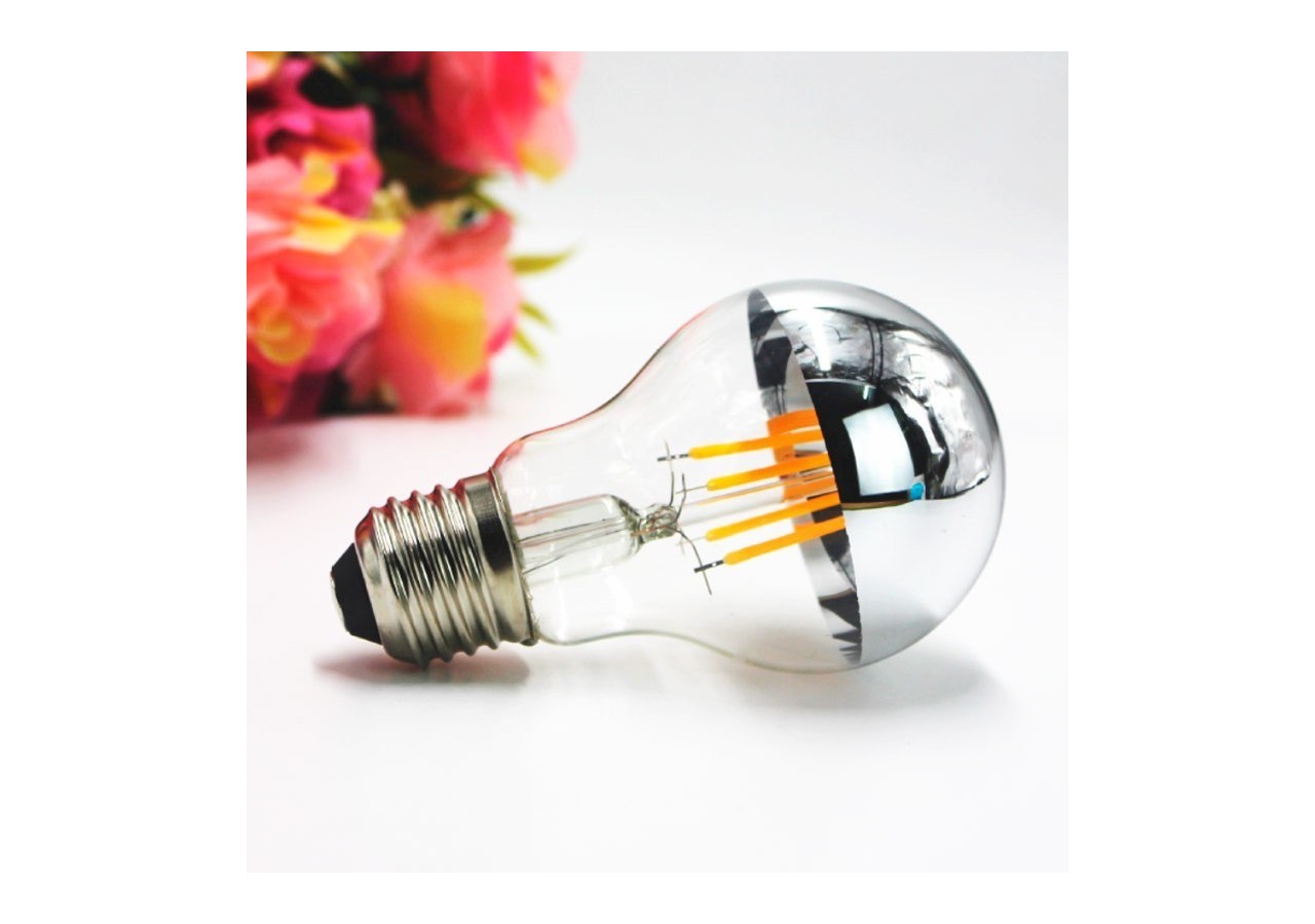 Ampoule LED effet miroir argenté E27 6W - BFE1-A60E27-BC - Barcelona LED