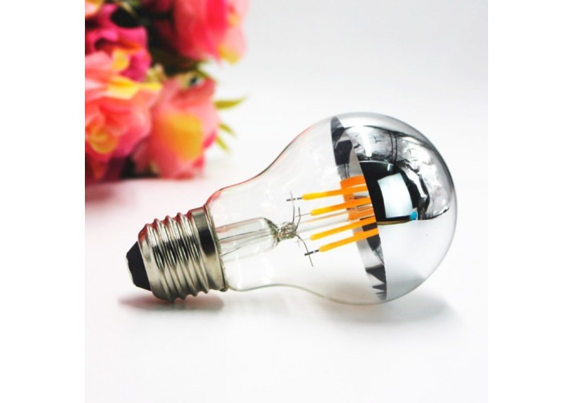 Ampoule LED effet miroir argenté E27 6W - BFE1-A60E27-BC - Barcelona LED