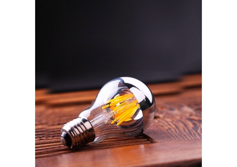 Ampoule LED effet miroir argenté E27 6W - BFE1-A60E27-BC - Barcelona LED