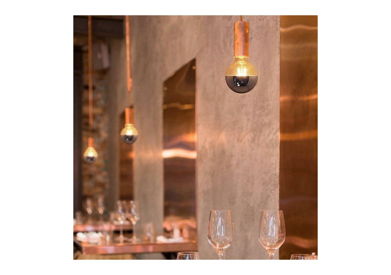 Ampoule LED effet miroir argenté E27 6W - BFE1-A60E27-BC - Barcelona LED