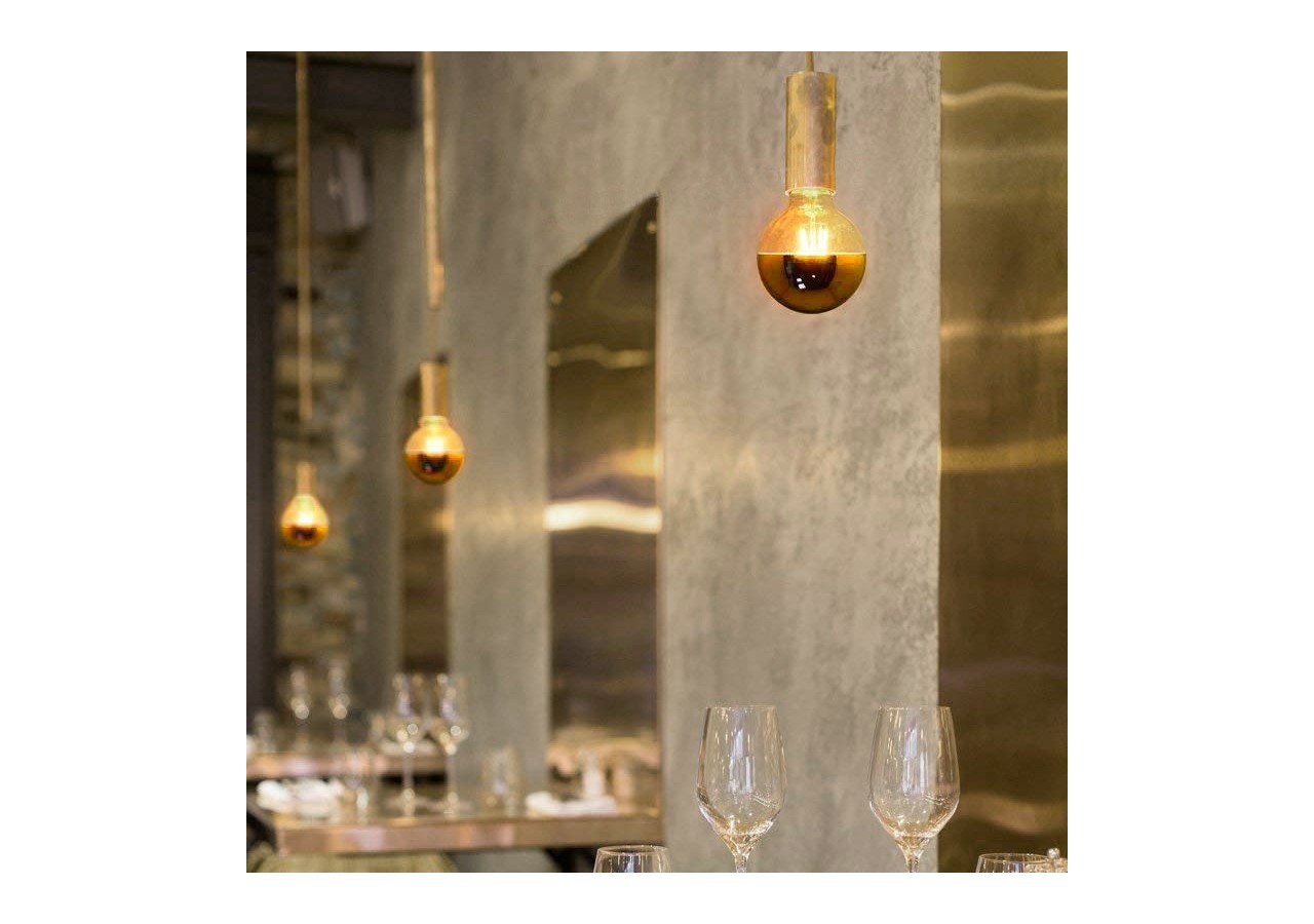 Ampoule LED E27 effet miroir doré-4W - ILAR-00737 - Barcelona LED