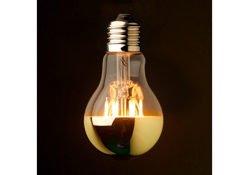 Ampoule LED E27 effet miroir doré-4W - ILAR-00737 - Barcelona LED