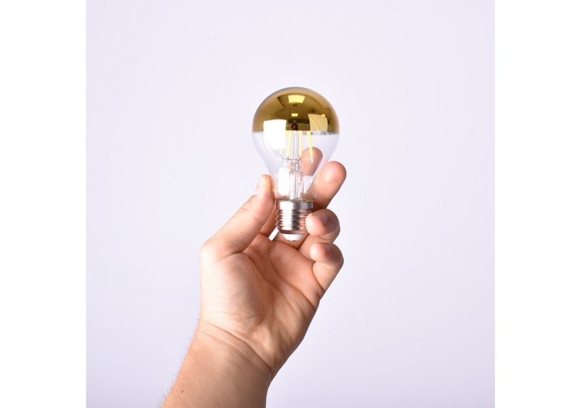 Ampoule LED E27 effet miroir doré-4W - ILAR-00737 - Barcelona LED