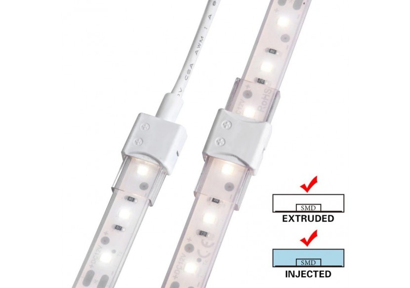 Connecteur étanche pour ruban LED 10mm-ruban à ruban-IP68 - SDN10BB-2 - Barcelona LED