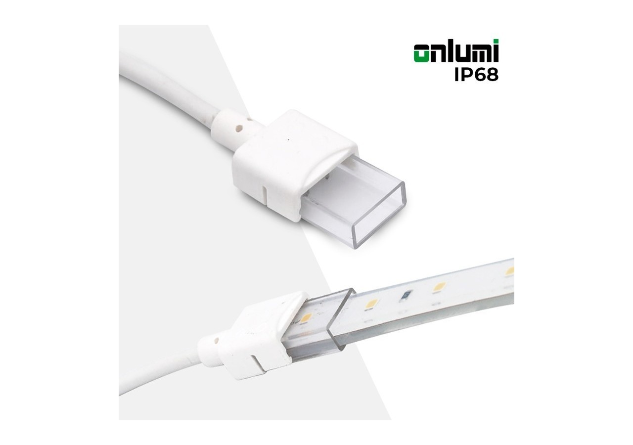 Connecteur initial étanche pour ruban LED 10mm-2 pins-IP68 - SDN10XB-2W200 - Barcelona LED
