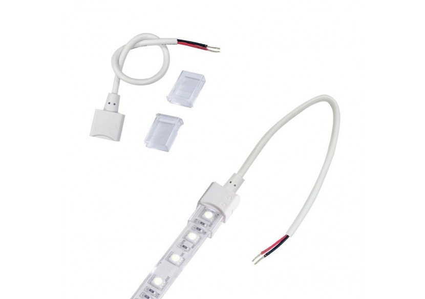 Connecteur initial étanche pour ruban LED 10mm-2 pins-IP68 - SDN10XB-2W200 - Barcelona LED