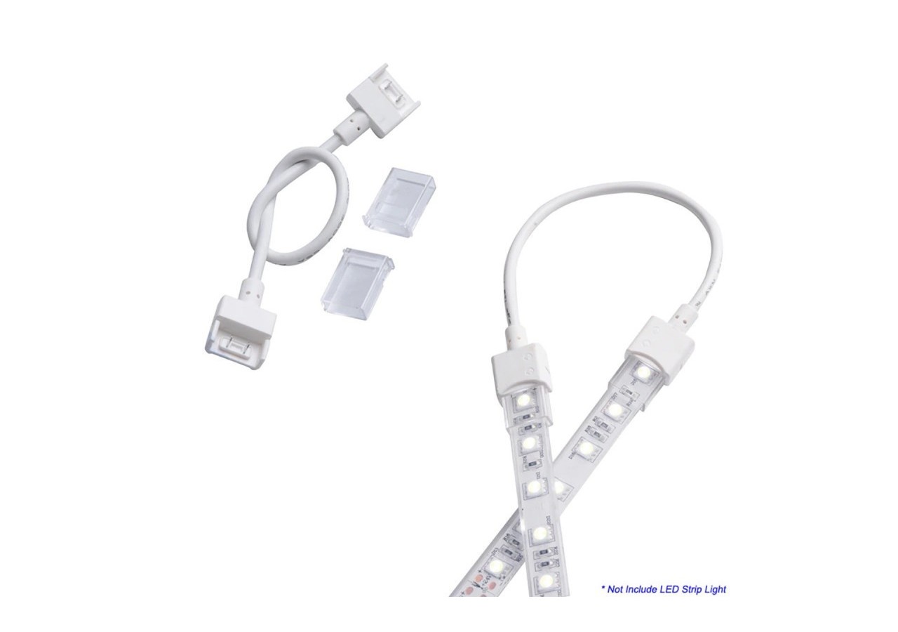 Connecteur étanche pour ruban LED avec câble-2 pins-ruban de 10 mm-IP68 - SDN10BXB-2W80 - Barcelona LED