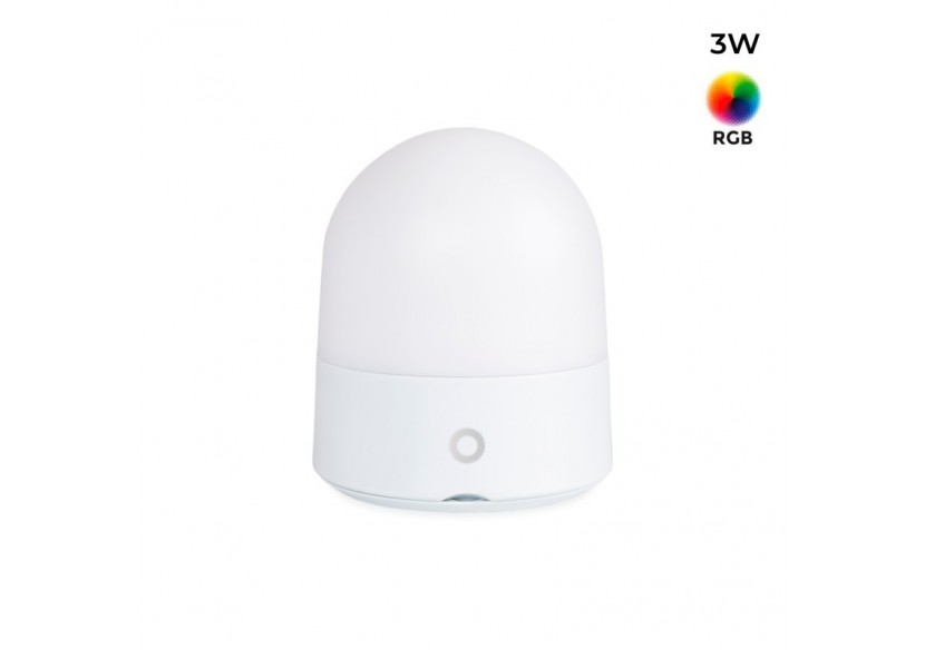 Lampe veilleuse LED RGB portable "COMPI"-Tactile-3W-IP44 - MU1003 - Barcelona LED