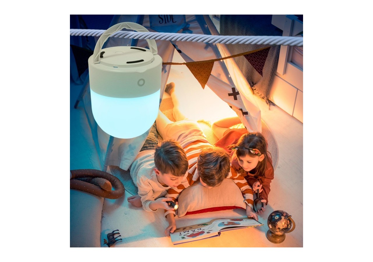 Lampe veilleuse LED RGB portable "COMPI"-Tactile-3W-IP44 - MU1003 - Barcelona LED