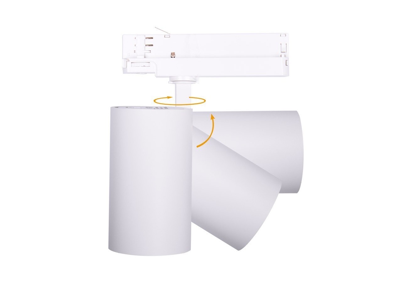 Spot rail triphasé LED 36W CCT Triac Dimmable - B00220-B-DIMCCT - Barcelona LED