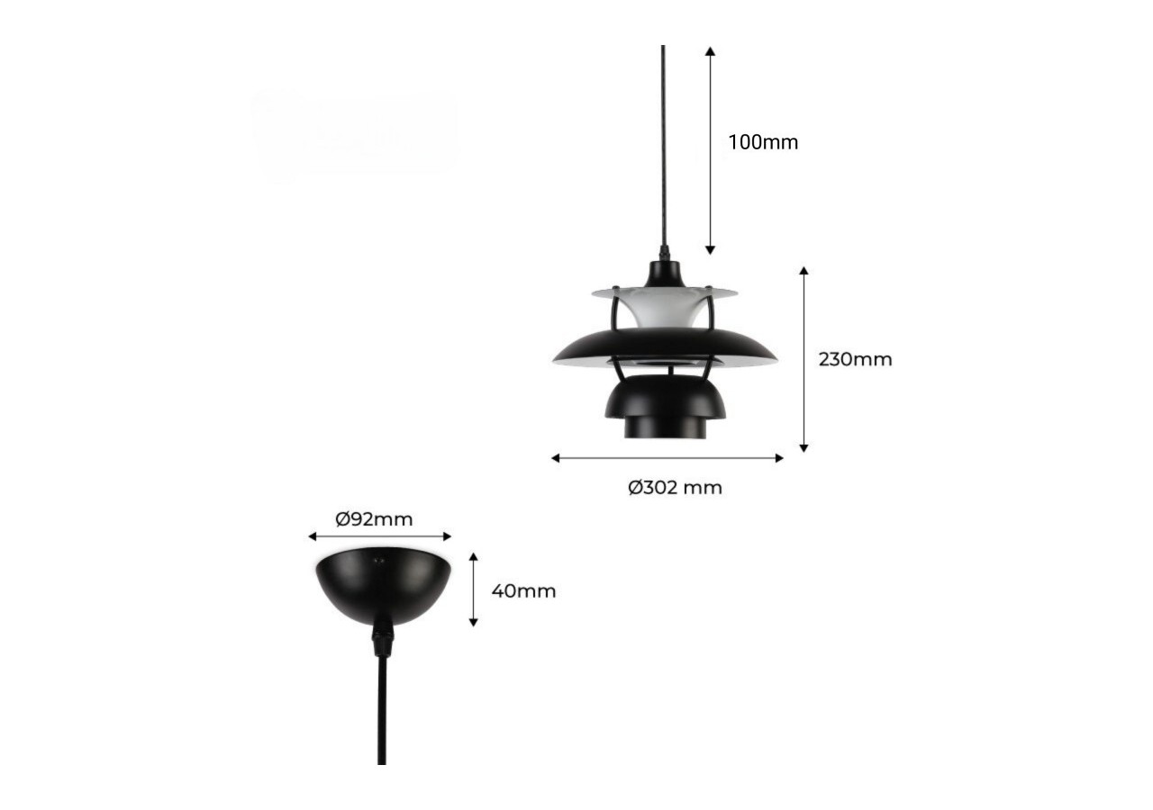 Suspension design "Yohan" - L3057-N - Barcelona LED