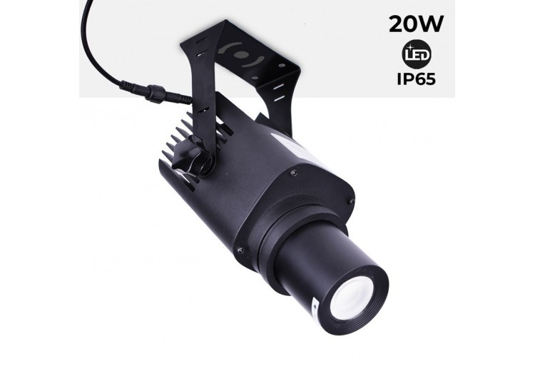 Projecteur de logo LED GOBO 20W rotatif extérieur-IP65 - BLP20E-R - Barcelona LED