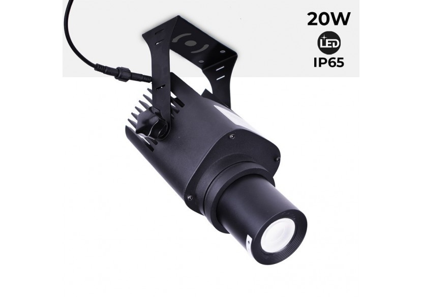 Projecteur de logo LED GOBO 20W rotatif extérieur-IP65 - BLP20E-R - Barcelona LED