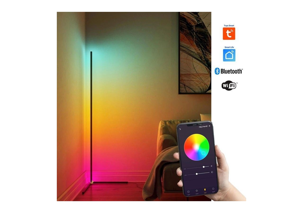 Contrôleur LED RGB+CCT SMART WIFI avec télécommande-12-24V DC-5 canaux - B1644-3-RGB+CCT - Barcelona LED