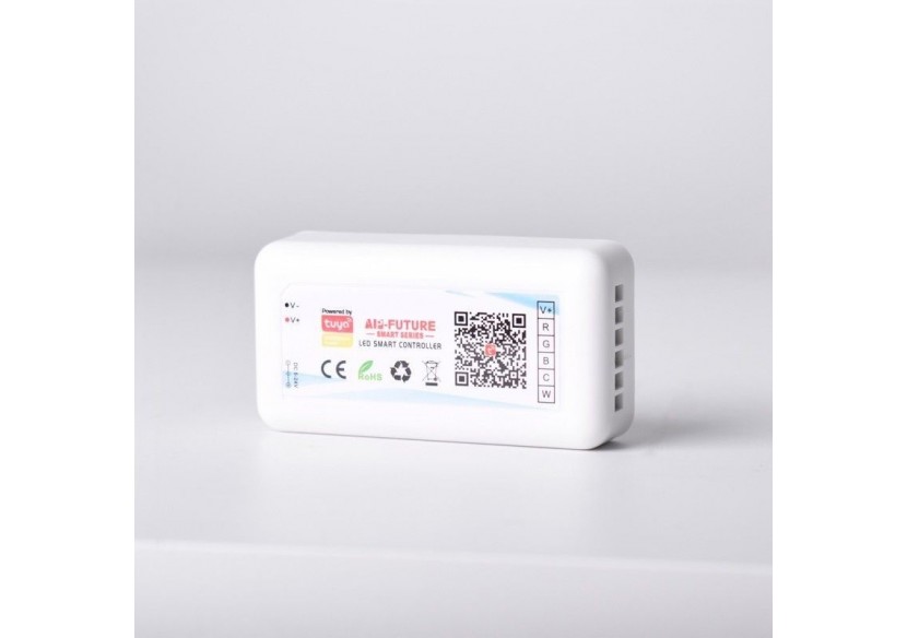 Contrôleur LED RGB+CCT SMART WIFI avec télécommande-12-24V DC-5 canaux - B1644-3-RGB+CCT - Barcelona LED