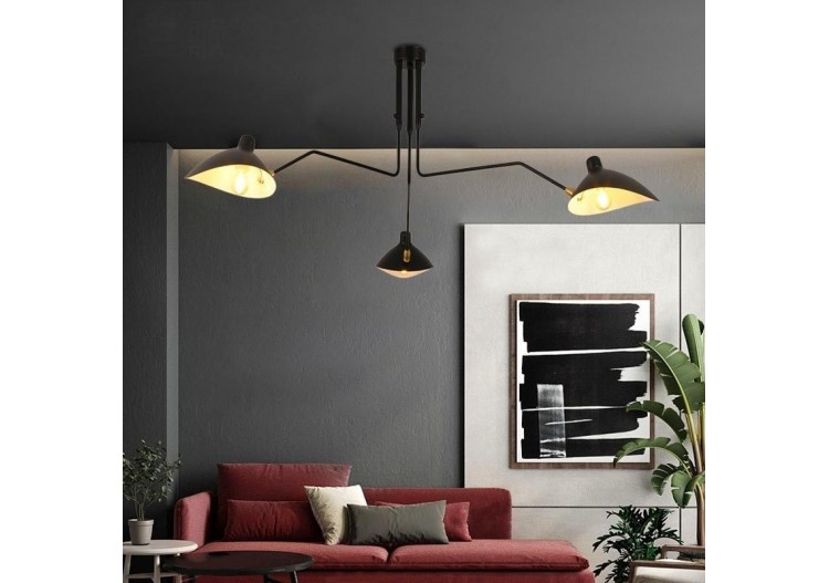 Plafonnier design "Muller"-3xE27 - L3070-N - Barcelona LED 2