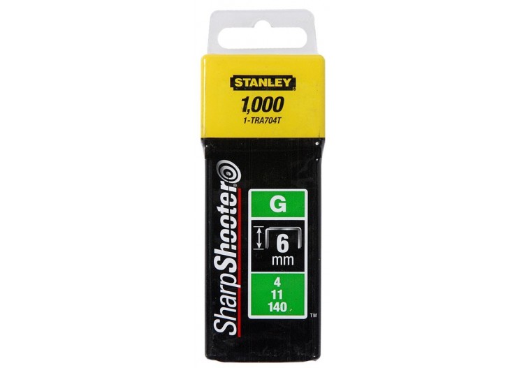 Agrafes Type G - Boite De 1000Pcs - Stanley : Confort'Mat